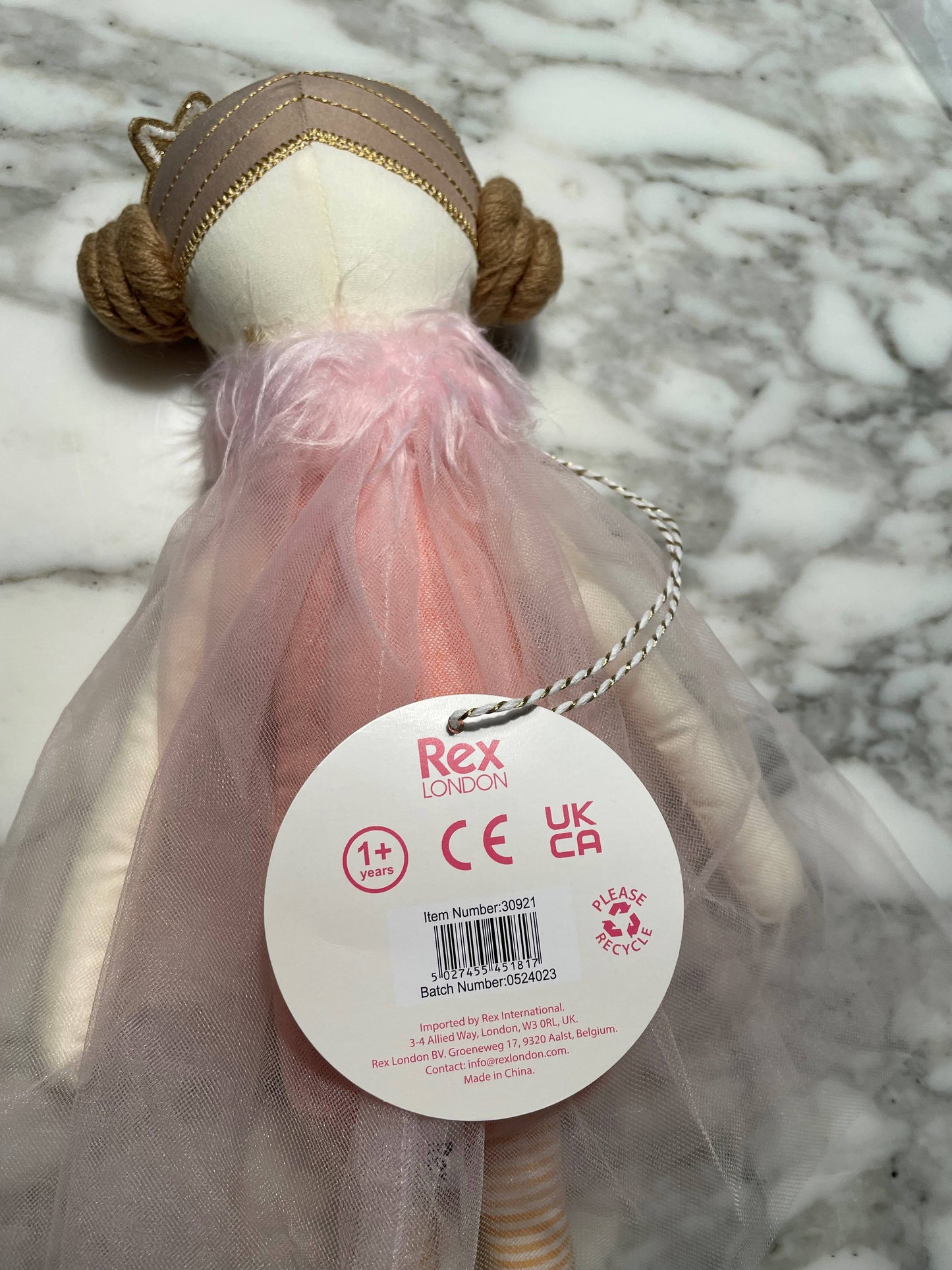 Rex London Stoffpuppe "Prizessin Celine" im Ballerina-Kleid